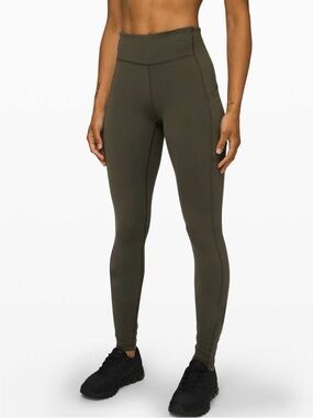 Lululemon Speed Up Tight 31" in Dark Olive